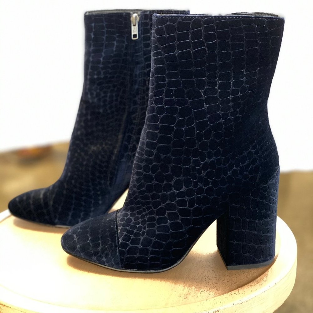 Size 10 - Ash Flora Blue Velvet boots